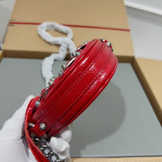 BALENCIAGA LE CAGOLE HEART MINI BAG