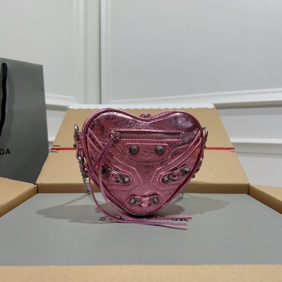 BALENCIAGA LE CAGOLE HEART MINI BAG