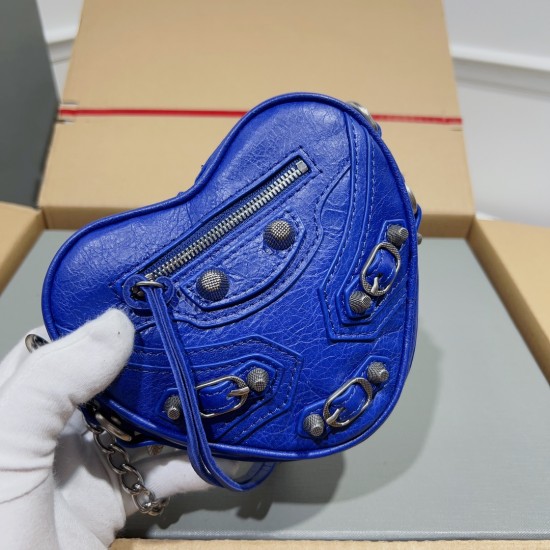 BALENCIAGA LE CAGOLE HEART MINI BAG