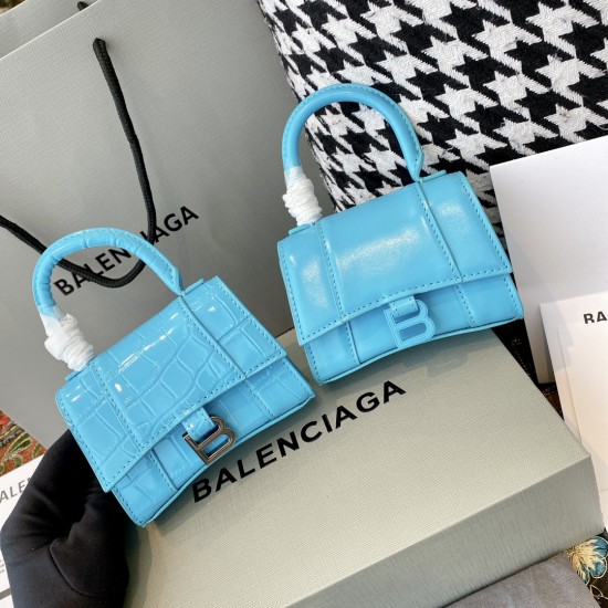 BALENCIAGA HOURGLASS MINI HANDBAG Size: 12x4x7.5CM