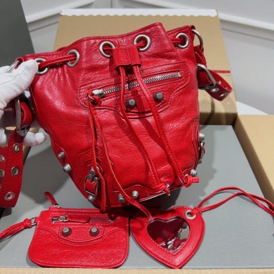 BALENCIAGA LE CAGOLE BUCKET BAG Size: 15*17*19CM