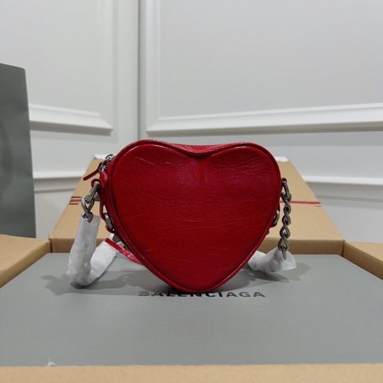 BALENCIAGA LE CAGOLE HEART MINI BAG