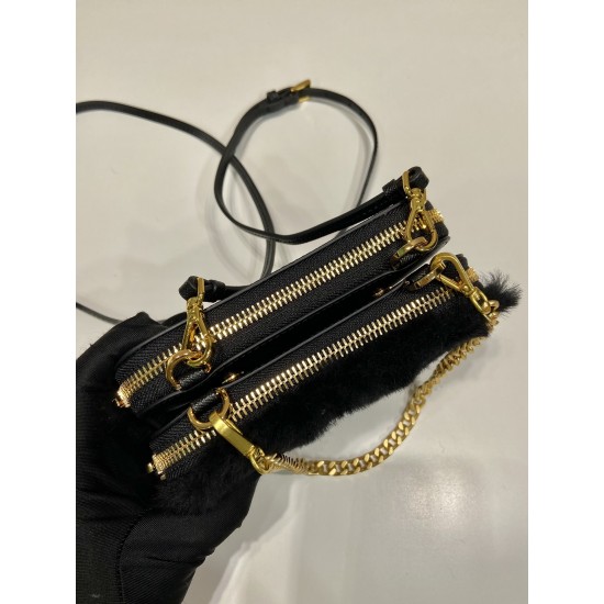 Prada Saffiano leather mini pouch