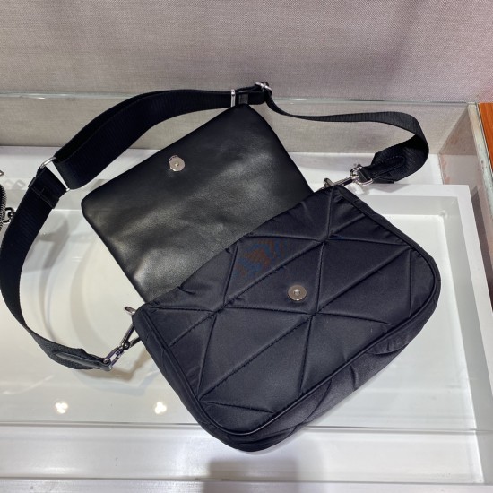 Prada System nappa patchwork shoulder bag