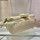 Prada Pocket nylon and brushed leather bag Size:23x12.5x5.5cm