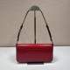 Brushed leather Prada Femme bag  Size:26x12x4.8cm