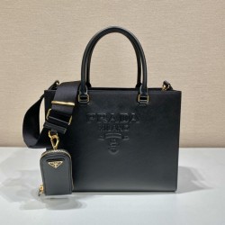 Prada Medium Saffiano leather handbag  Size:28x22x9cm