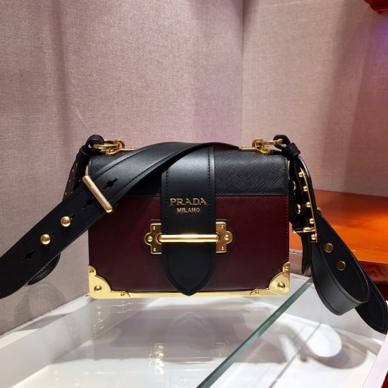 Prada Cahier leather bag