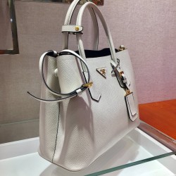 Medium Saffiano Leather Double Prada Bag