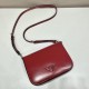 Prada Brushed leather shoulder bag