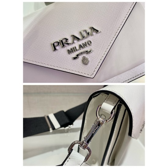 Prada Saffiano leather mini envelope bag