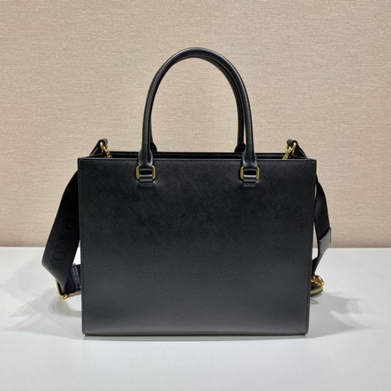 Prada Medium Saffiano leather handbag  Size:28x22x9cm