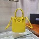 Prada Small brushed leather tote