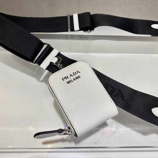 Prada Saffiano leather mini envelope bag