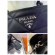 Medium Saffiano Leather Prada Panier Bag