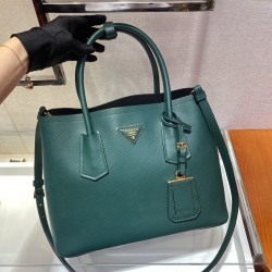 Medium Saffiano Leather Double Prada Bag