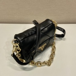 Prada System nappa patchwork shoulder bag