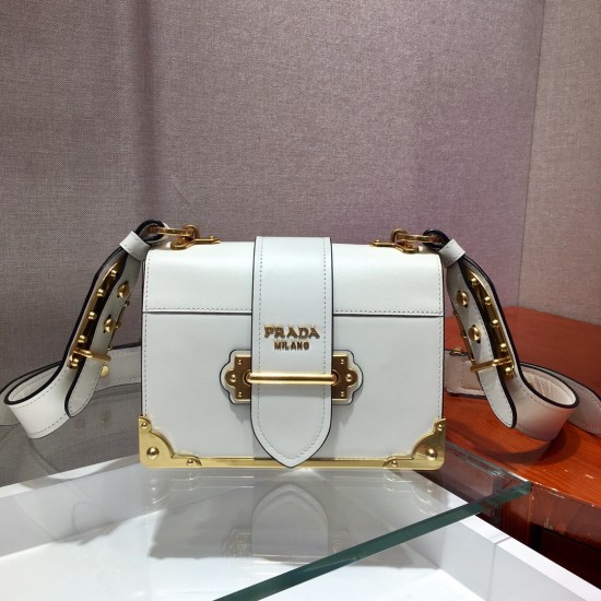 Prada Cahier leather bag