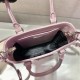 Prada Small brushed leather tote