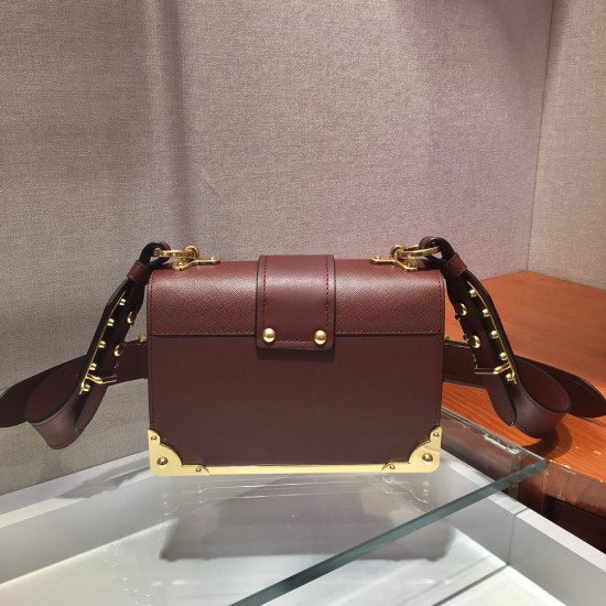 Prada Cahier leather bag