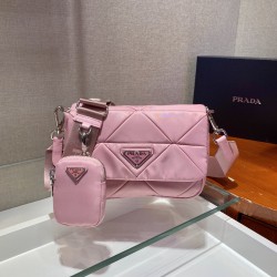 Prada System nappa patchwork shoulder bag