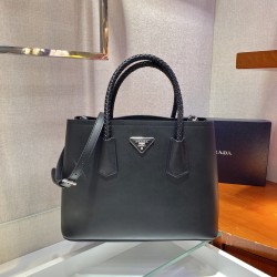 Medium Saffiano Leather Double Prada Bag