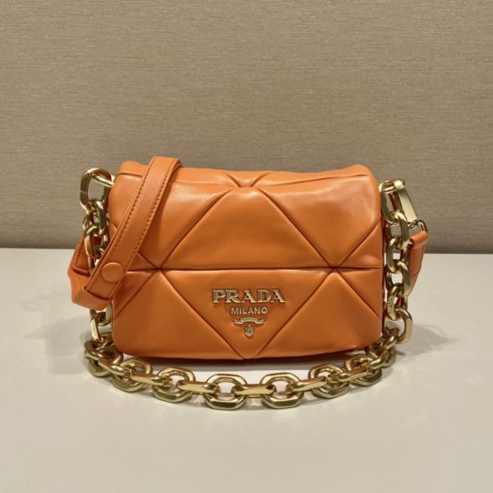 Prada System nappa patchwork shoulder bag