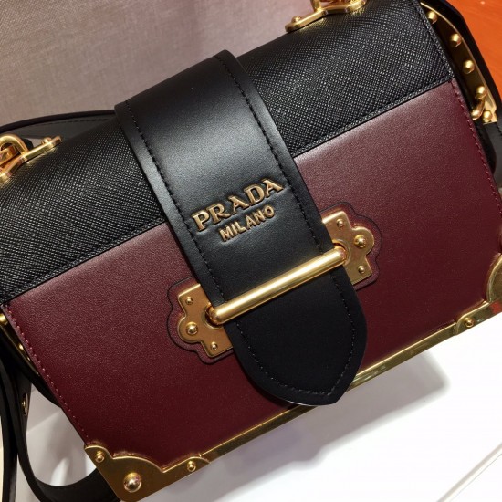 Prada Cahier leather bag