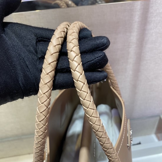 Medium Saffiano Leather Double Prada Bag