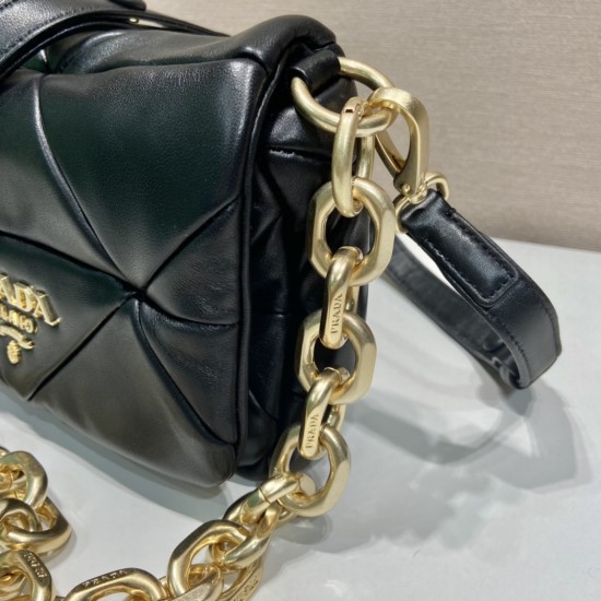 Prada System nappa patchwork shoulder bag