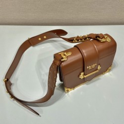 Prada Cahier leather bag