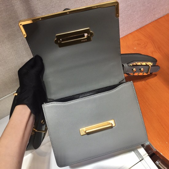 Prada Cahier leather bag