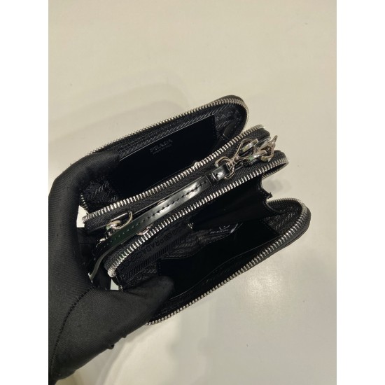 Prada Saffiano leather mini pouch