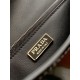 Prada Brushed leather shoulder bag