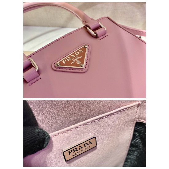 Prada Small brushed leather tote