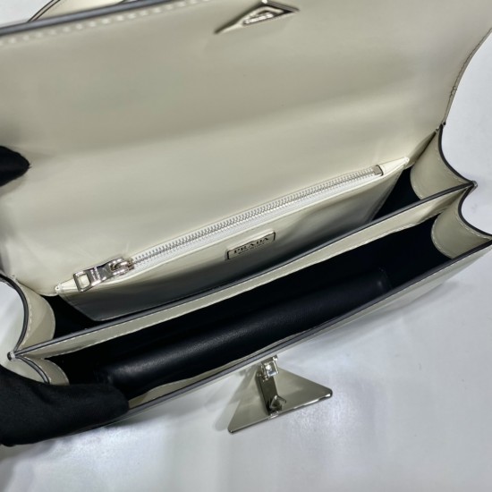 Prada Emblème brushed-leather bag