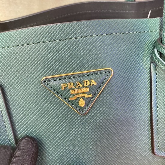 Medium Saffiano Leather Double Prada Bag