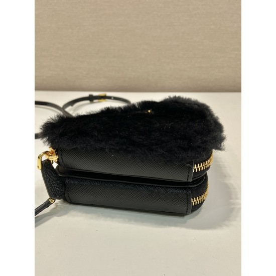 Prada Saffiano leather mini pouch