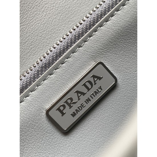 Prada Brushed leather shoulder bag