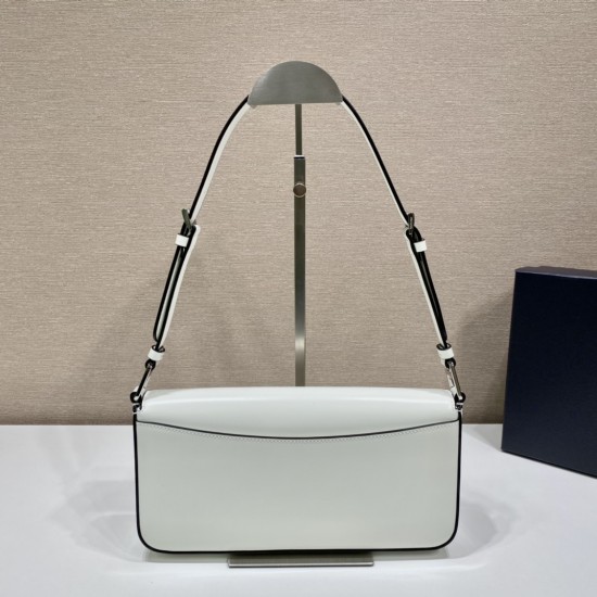 Brushed leather Prada Femme bag  Size:26x12x4.8cm