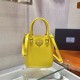 Prada Small brushed leather tote