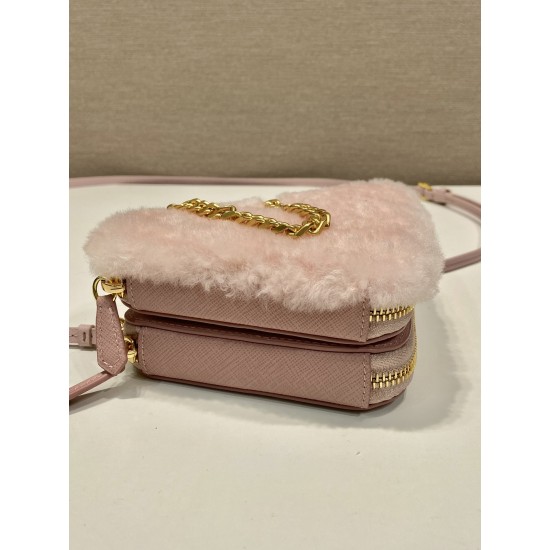 Prada Saffiano leather mini pouch