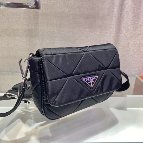 Prada System nappa patchwork shoulder bag