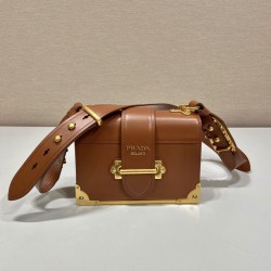 Prada Cahier leather bag