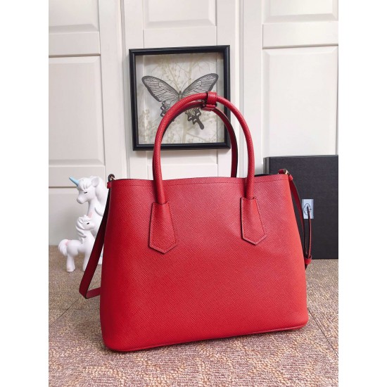 Medium Saffiano Leather Double Prada Bag