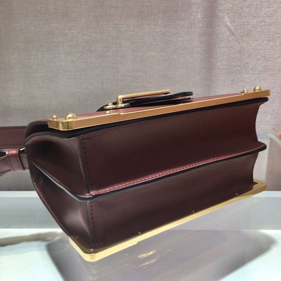 Prada Cahier leather bag