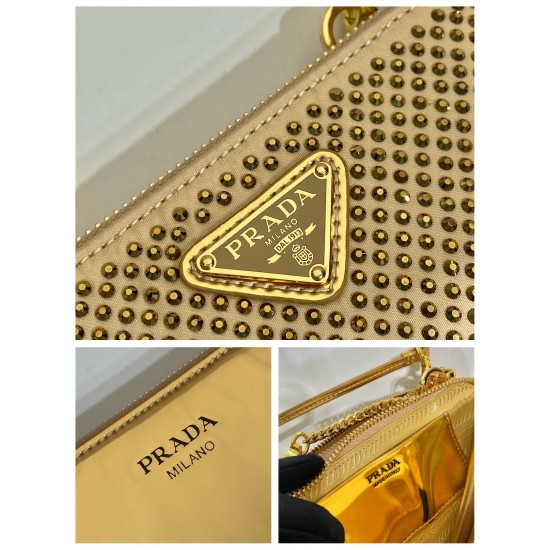 Prada Saffiano leather mini pouch