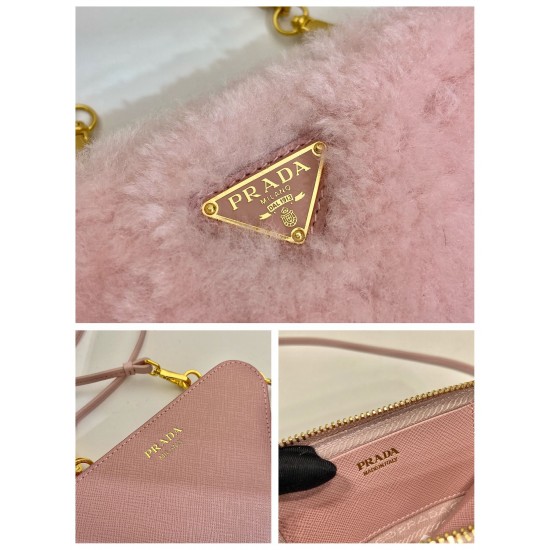 Prada Saffiano leather mini pouch