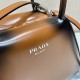 Small brushed leather Prada Supernova handbag Size：25.5x18x13.5cm