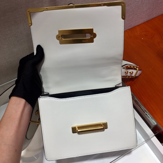 Prada Cahier leather bag